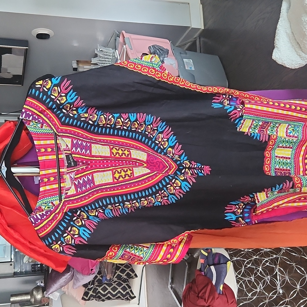 Tribal print top